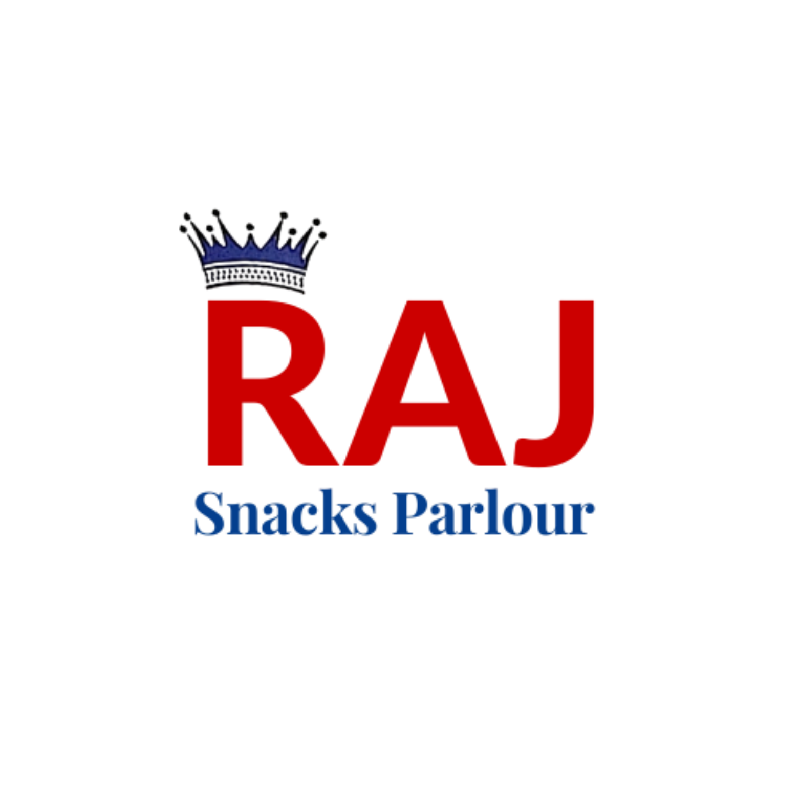 RAJ Snacks Parlour Logo